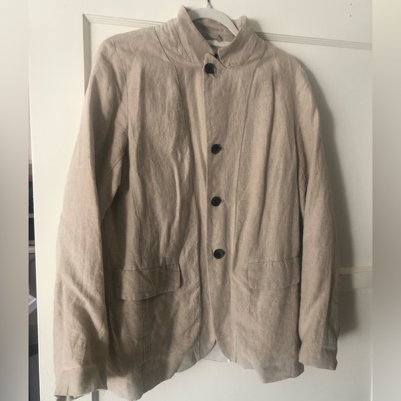 Pas De Calais linen jacket 38 - Picture 1 of 5